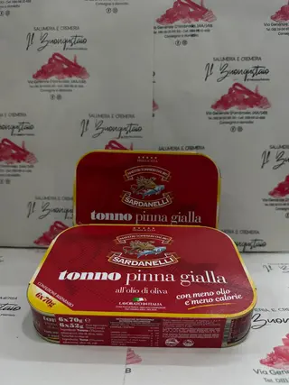 Tonno Sardanelli confezioni da 6 scatolette da 70 g