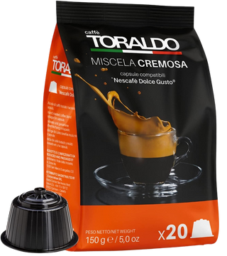 Toraldo Dolce Gusto 20 Capsule Cremosa