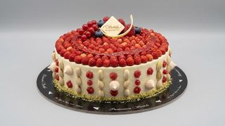 Torta fragoline a tappeto