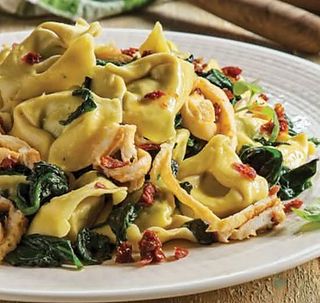 Tortellini de Ricota e Espinafres