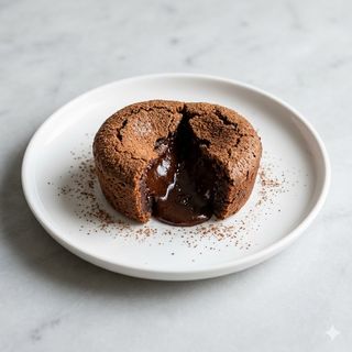 Tortino al cioccolato con cuore fondente 