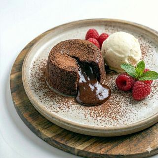 Tortino con cuore caldo al cioccolato