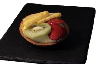 Tortino crema e frutta fresca