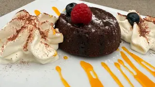 Tortino pere e cioccolato
