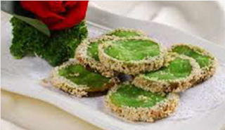 D2绿茶饼Tortine di thè verde 4 pezzi