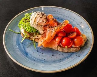 Tosta de Salmão Fumado