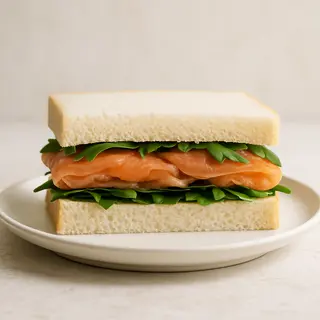 Tramezzino salmone e rucola