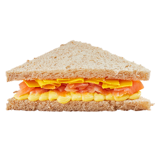 Tramezzino salmone e cheddar