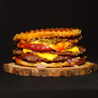 Triple Classic Press burger