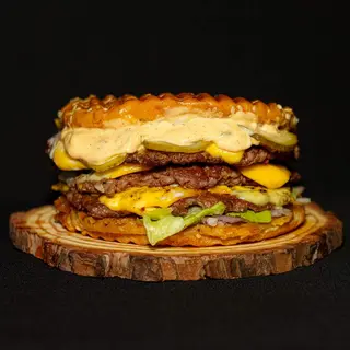Triple Original Press burger