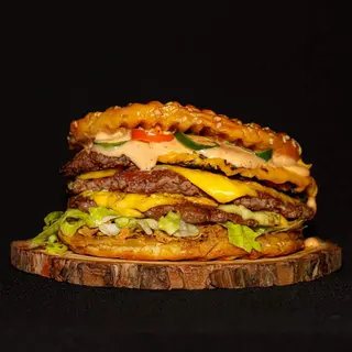 Triple Spicy Press burger