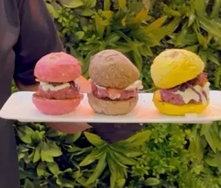Tris mini bun con tartare