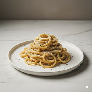 Troccoli cacio e pepe