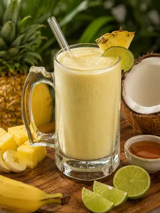 Batido de Coco Tropical