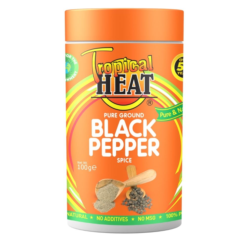Tropical Heat Pure Ground Black Pepper 100G