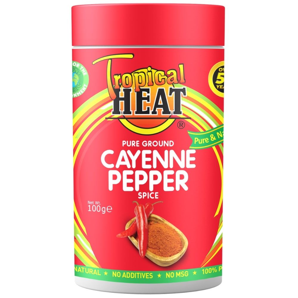 Tropical Heat Pure Ground Cayenne Pepper 100G
