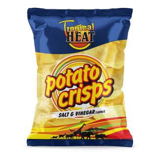 Tropical Heat Potato Crisps Salt & Vinegar 100G