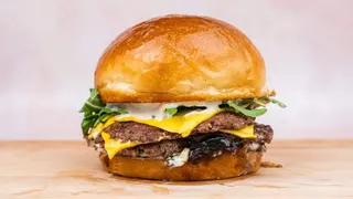 Truffle double burger