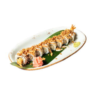 Truffle salmon shrimp roll
