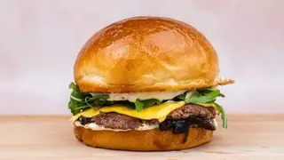 Truffle single burger