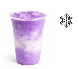 Ube latte