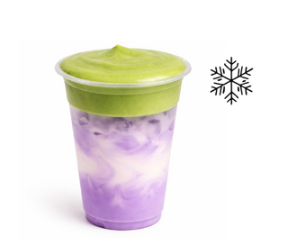 Ube matcha cloud