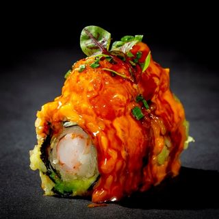 UGV16. Saffron spicy ebiten roll