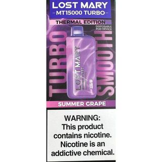 Lost Mary Summer Grape Disposable Pod, 15000 Puffs