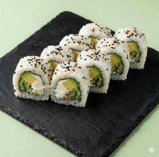 56. Uramaki vegetariano