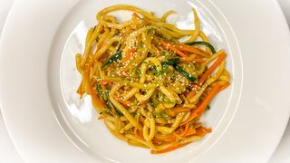 Udon con verdure