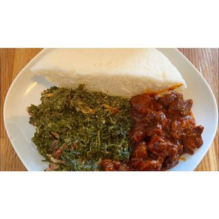 Ugali & Vegetables Soup