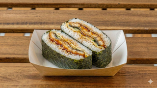 Unagi onigirazu