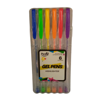 Uncle Bill’s Gel Pens 6s 4 Assorted