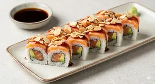 Uramaki almond roll