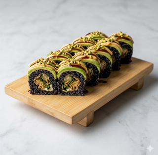 Uramaki nero ricciola