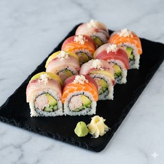 100.Uramaki rainbow
