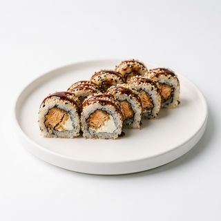Uramaki sake fry