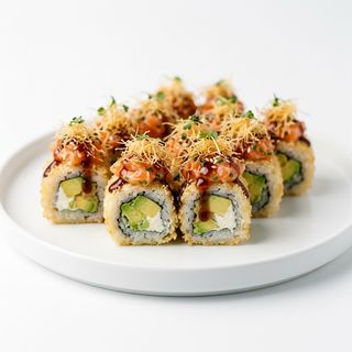 Uramaki tempura avo