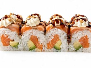 Uramaki fresh sake senza alga