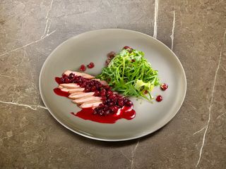 Утка с брусничным соусом (300г)