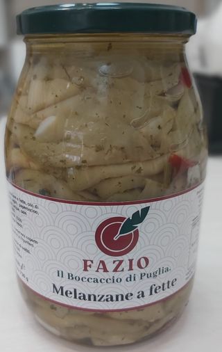 Vasetto melanzane a fette 1,030 kg