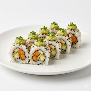 Veggie tempura maki