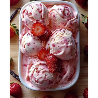 Vanilla & strawberry