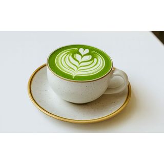 Vanilla matcha (hot)