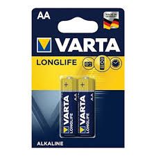 Varta Longlife Aa Alkaline Batteries, 4-Pack