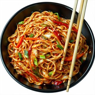Veg Schezwan noodles