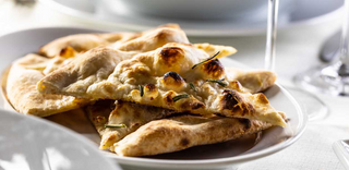 Pão Naan de Vegetais