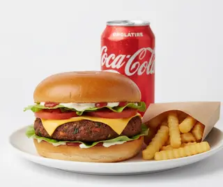 Veggie burger menù