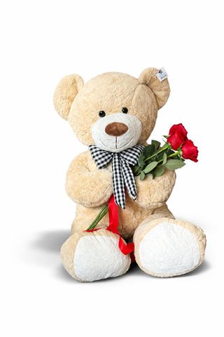 Veliki medo s ružama