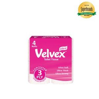 Velvex Pink Tissue Unwrap 4-Pack